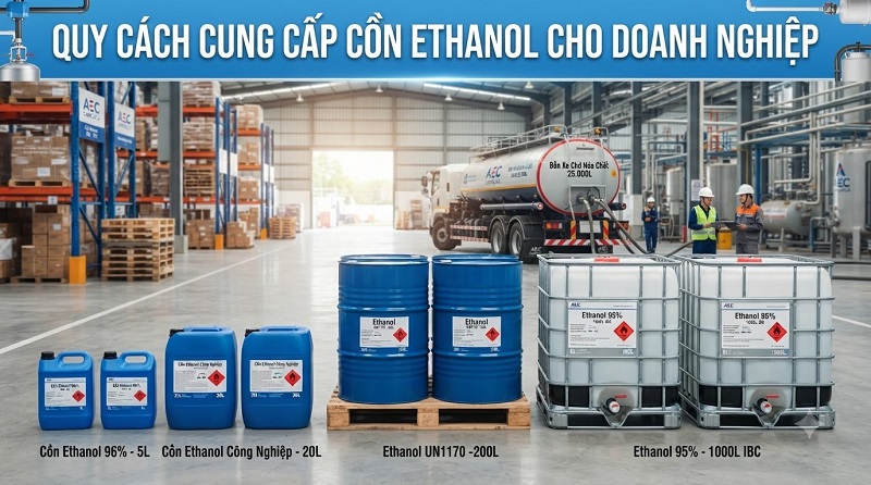 Cồn Ethanol Đạt COA, MSDS – Giải Pháp Nguyên Liệu Minh Bạch Cho Doanh Nghiệp